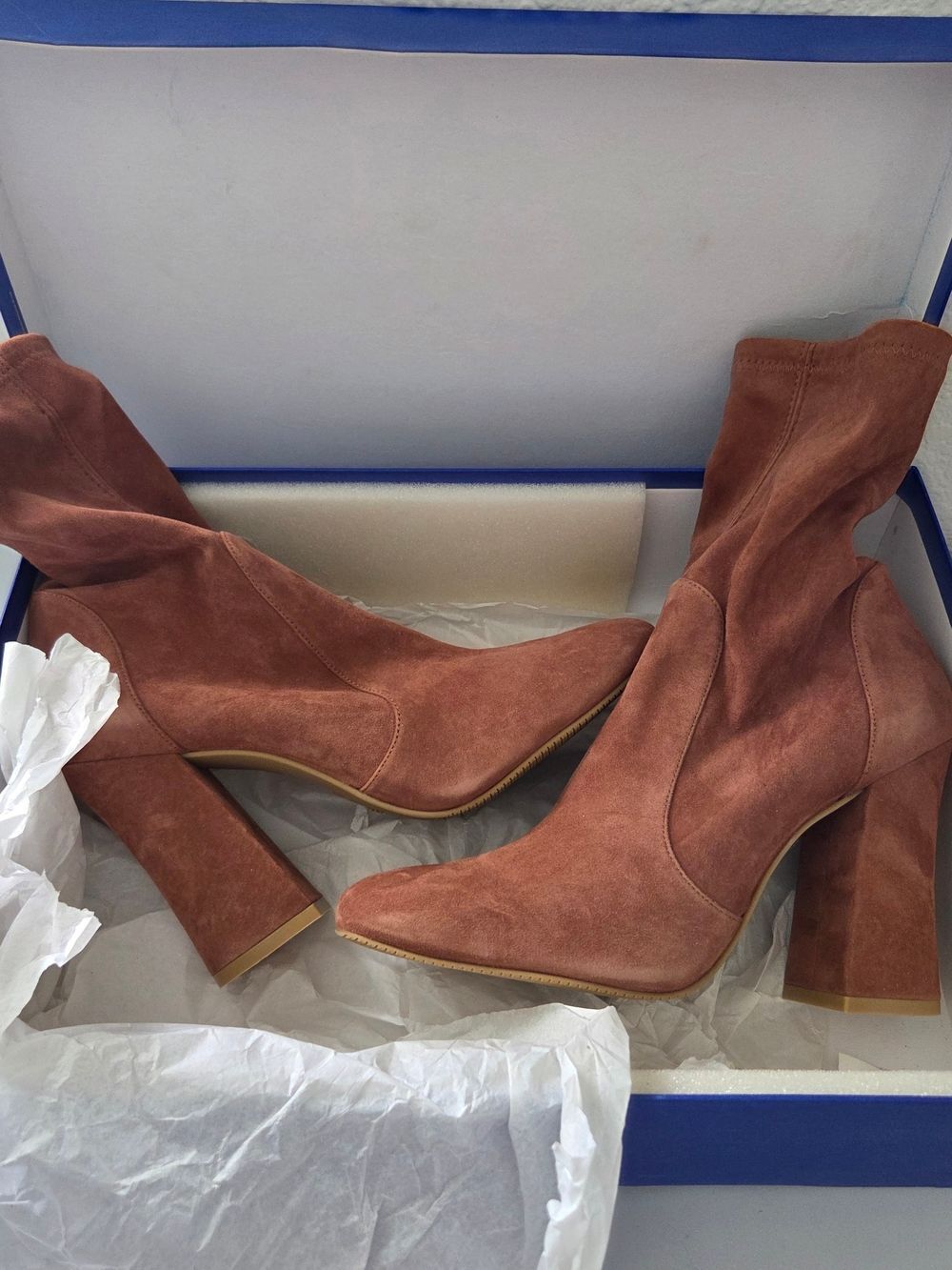 Stuart Weitzman Curveblock 100 Bootie Size 11
